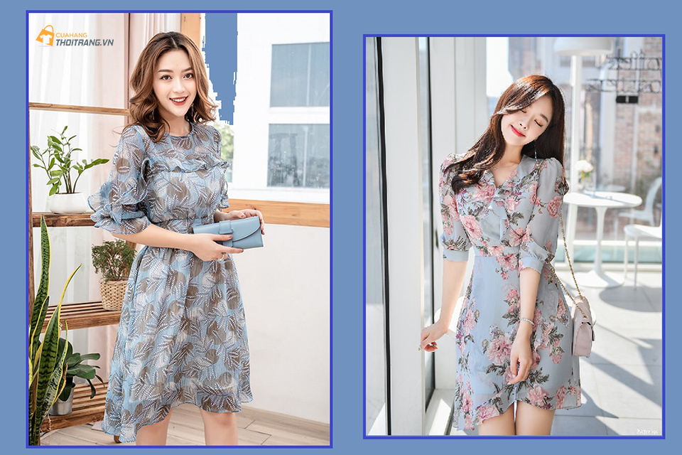 Váy voan đẹp nhẹ nhàng sành điệu xua tan cái nóng mùa hè